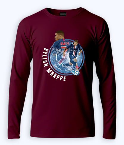 Long Sleeve Kylian Mbappé Ligue 1 Graphic T-Shirt