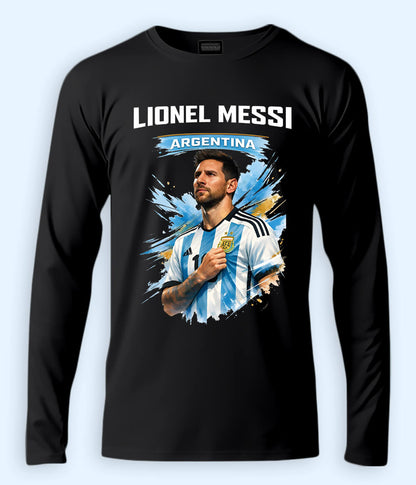 Long Sleeve Lionel Messi Football T-Shirt