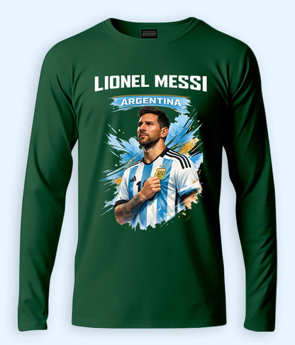 Long Sleeve Lionel Messi Football T-Shirt