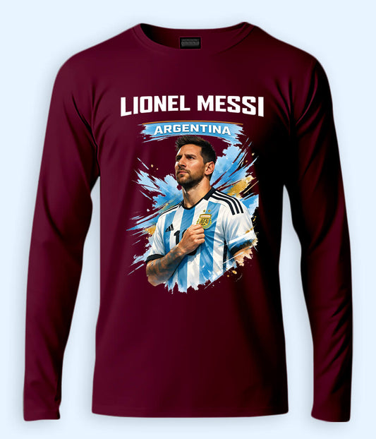 Long Sleeve Lionel Messi Football T-Shirt