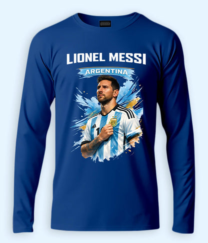Long Sleeve Lionel Messi Football T-Shirt