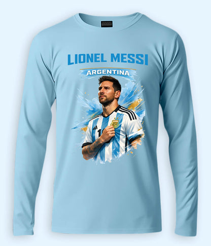 Long Sleeve Lionel Messi Football T-Shirt