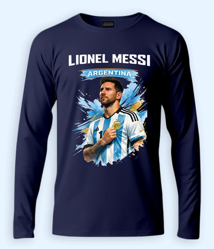Long Sleeve Lionel Messi Football T-Shirt