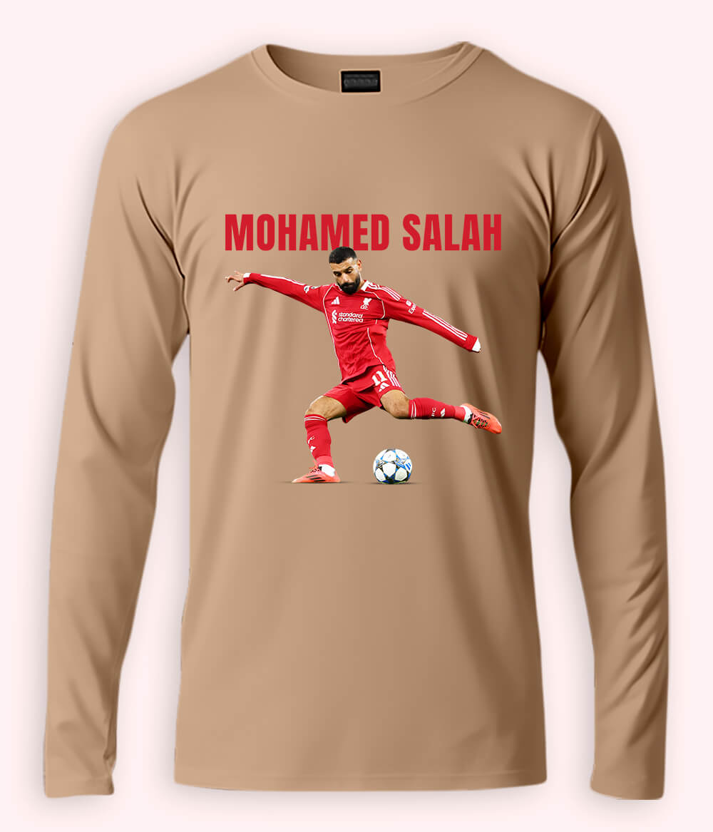 Long Sleeve Mohamed Salah Egypt Football T-Shirt