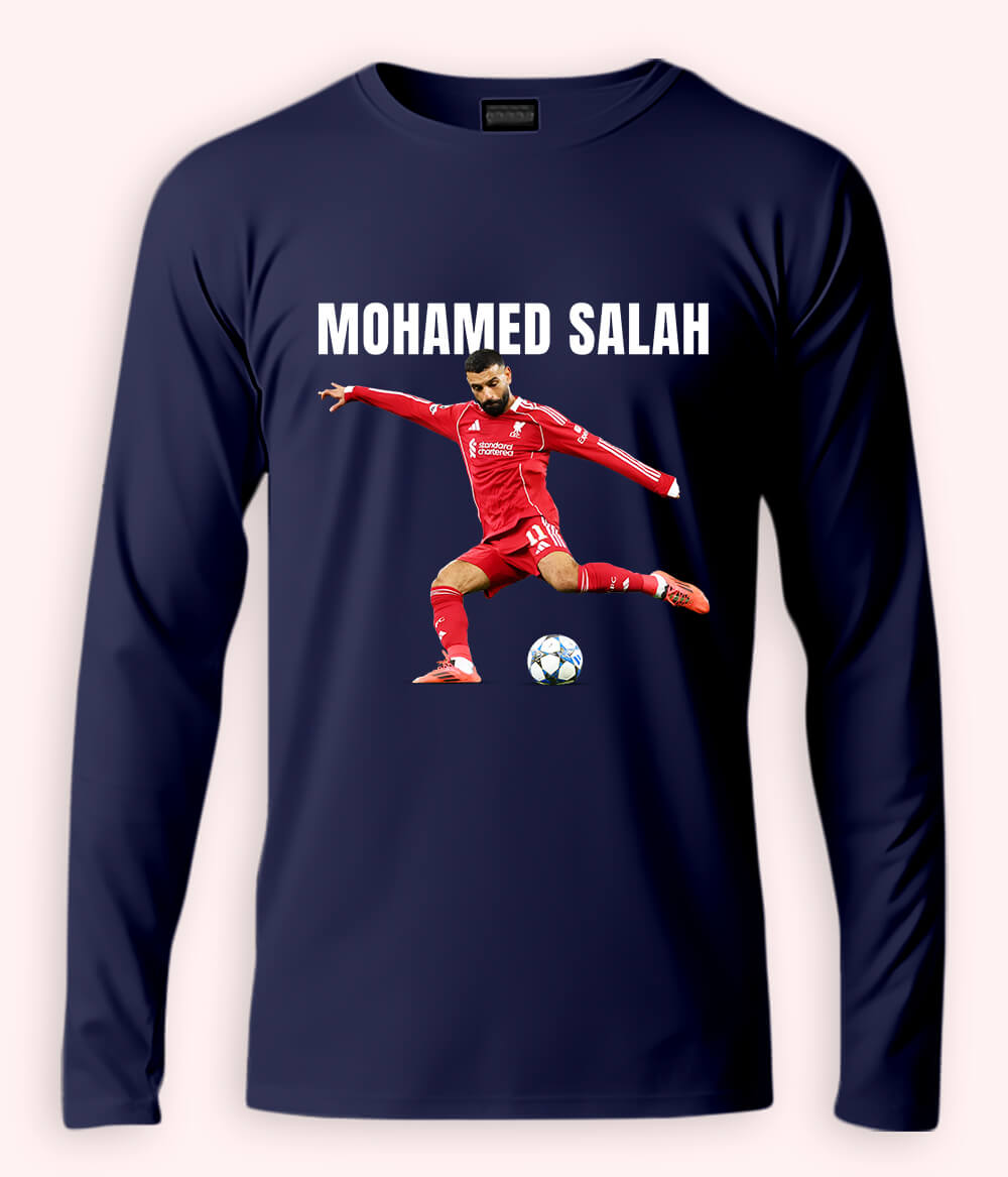 Long Sleeve Mohamed Salah Egypt Football T-Shirt