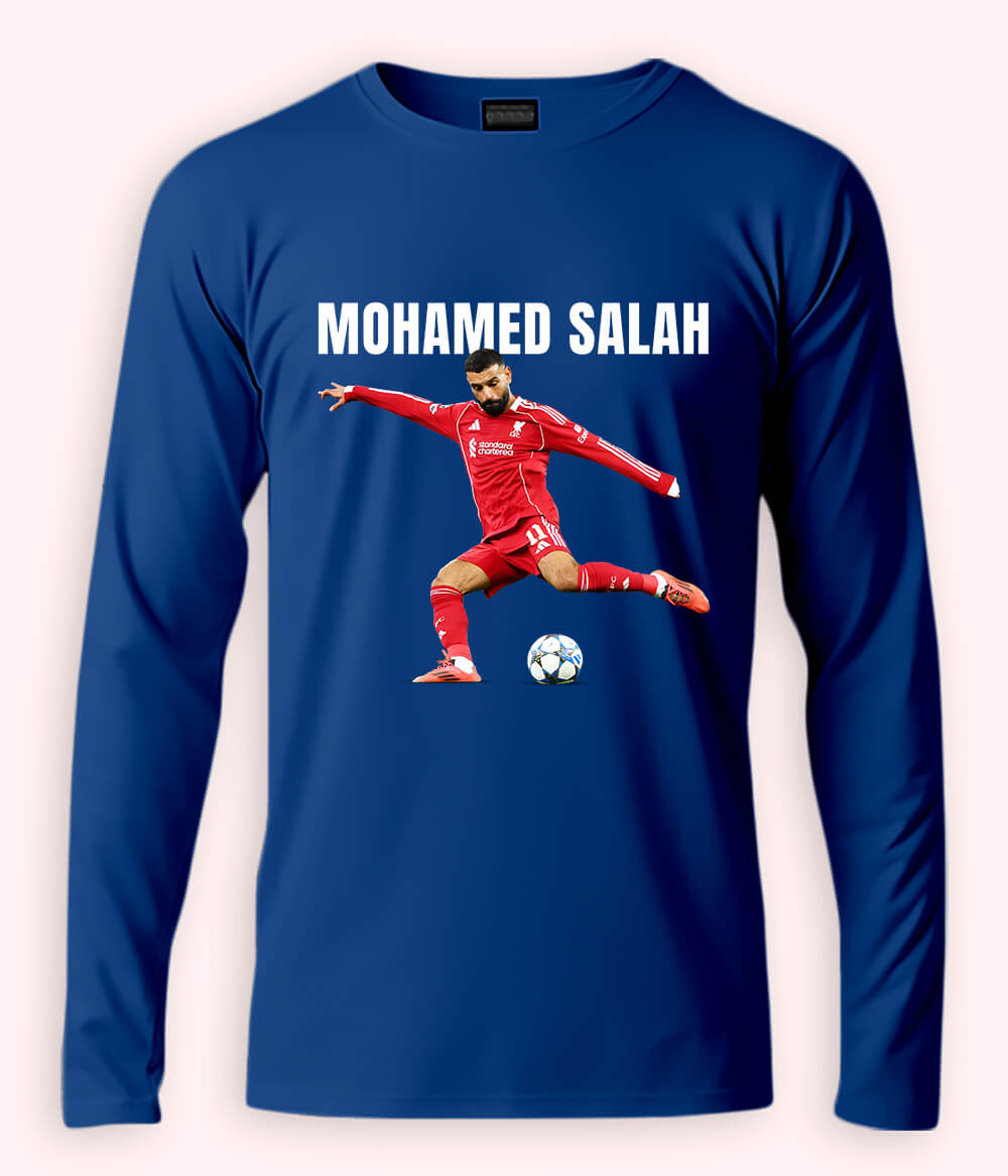 Long Sleeve Mohamed Salah Egypt Football T-Shirt