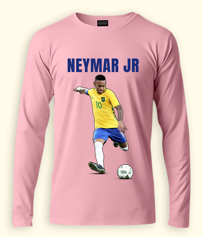 Long Sleeve Neymar Jr Brazil National Team T-Shirt