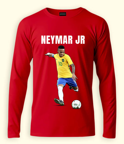 Long Sleeve Neymar Jr Brazil National Team T-Shirt