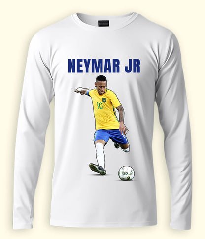 Long Sleeve Neymar Jr Brazil National Team T-Shirt
