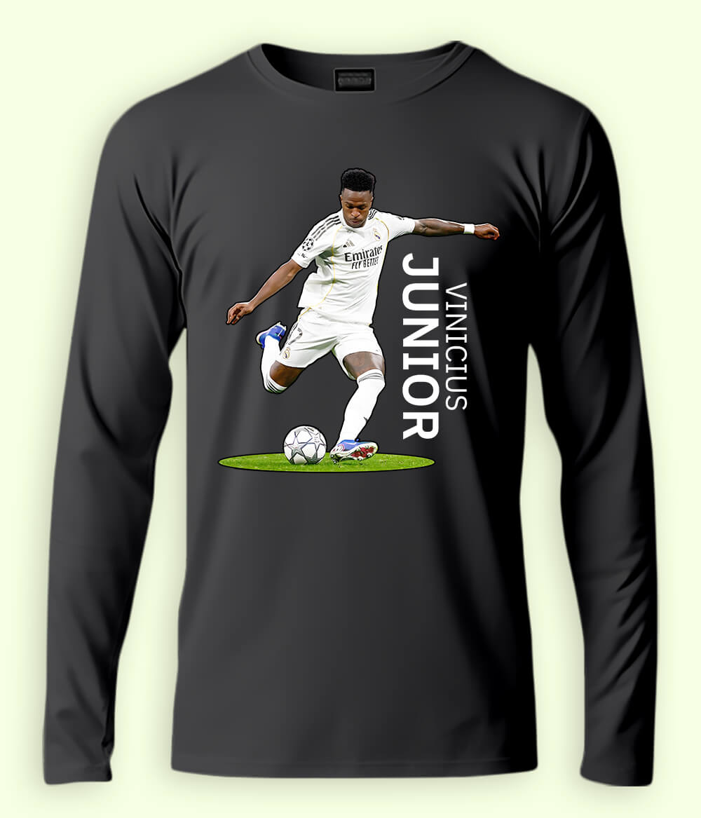 Long Sleeve Vinícius Júnior La Liga Graphic T-Shirt