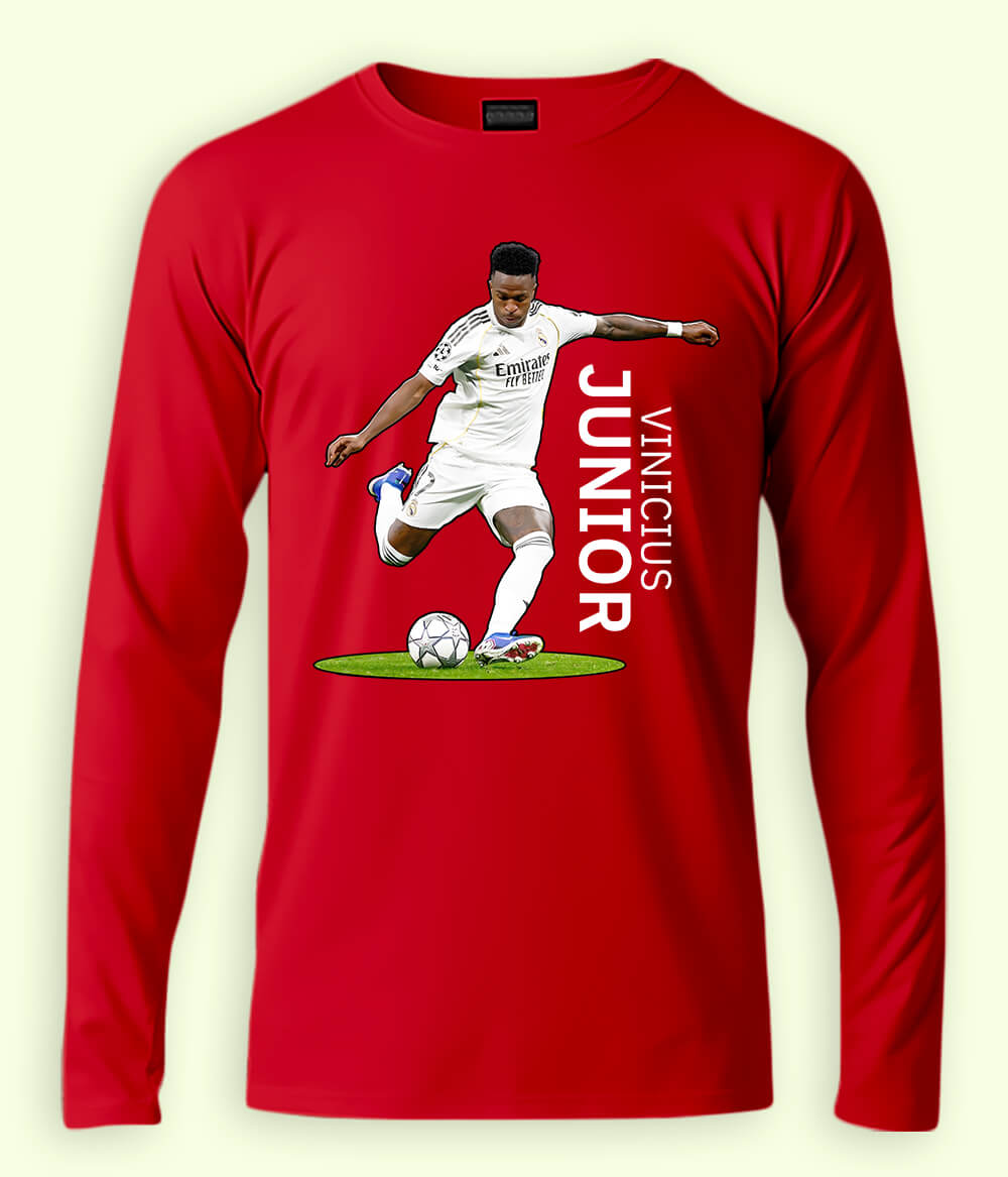 Long Sleeve Vinícius Júnior La Liga Graphic T-Shirt
