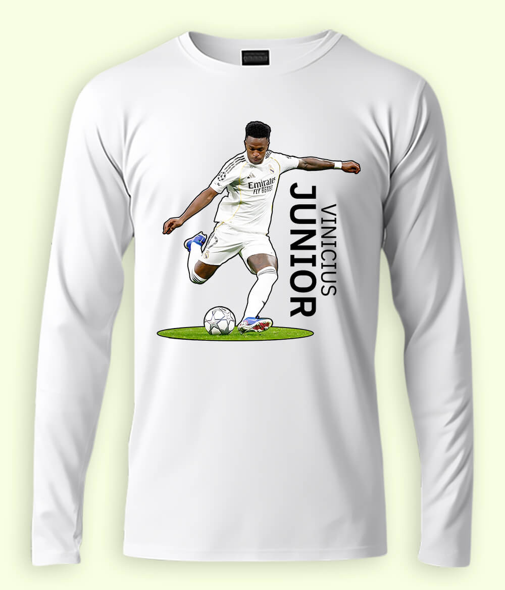 Long Sleeve Vinícius Júnior La Liga Graphic T-Shirt