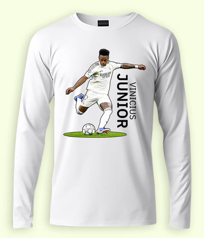 Long Sleeve Vinícius Júnior La Liga Graphic T-Shirt