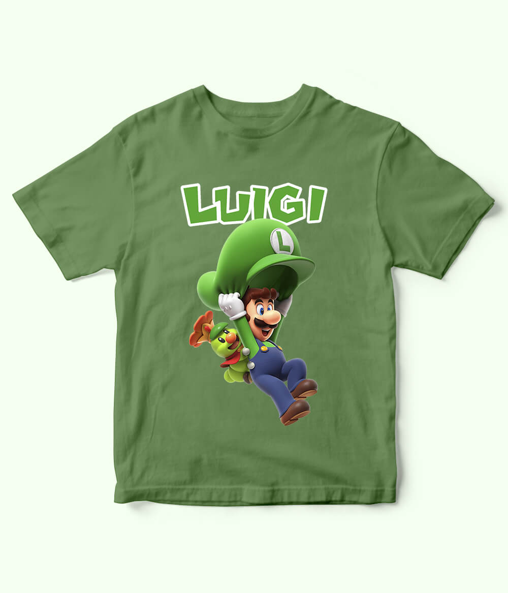 Luigi Knorr Green Shirt for Kids