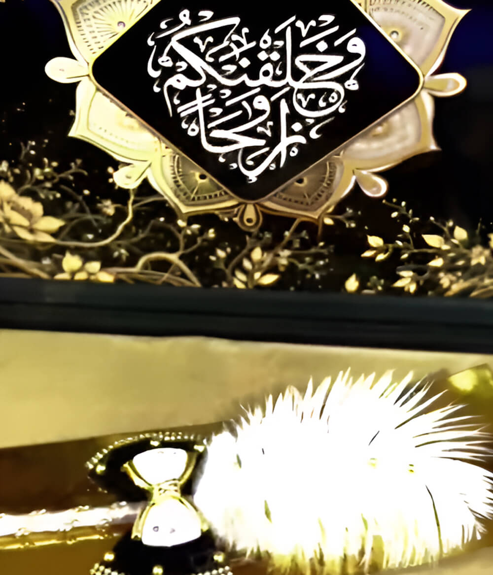 Luxury Acrylic Nikkah Book with Pen and Box Black Set