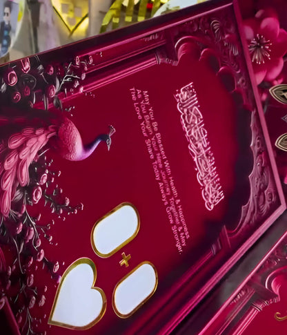 Luxury Acrylic Nikkah Book Thum Board Page