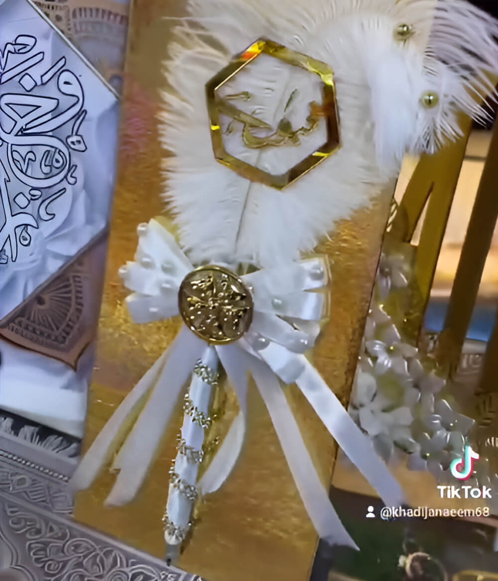 Luxury Acrylic Nikkah Book Pen