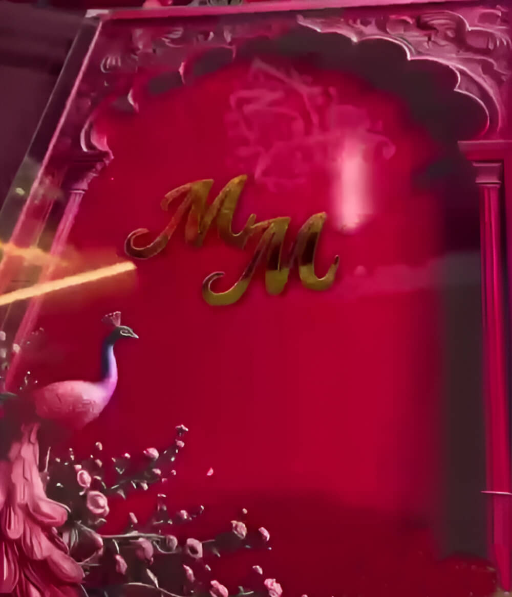 Luxury Acrylic Nikkah Book with Pen and Box Set Red