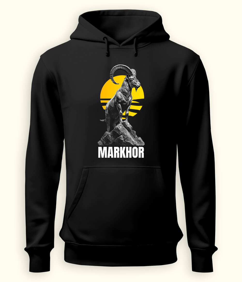 Markhor Graphic Snapback Hoodie