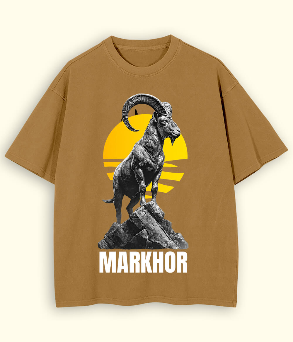 Markhor Printed Oversized T-Shirt