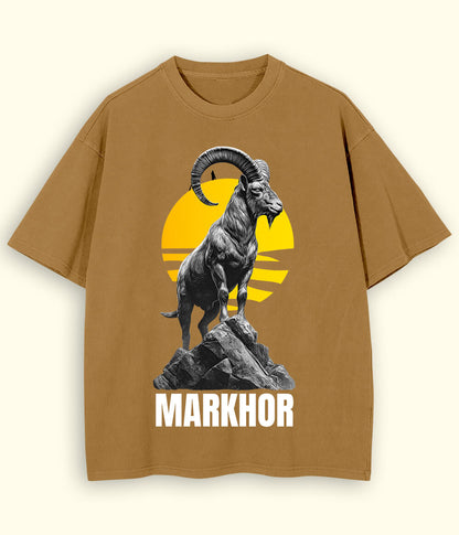 Markhor Printed Oversized T-Shirt