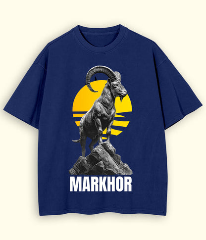 Markhor Printed Oversized T-Shirt
