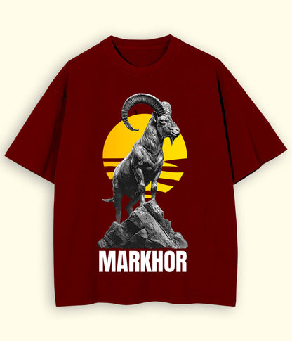 Markhor Printed Oversized T-Shirt