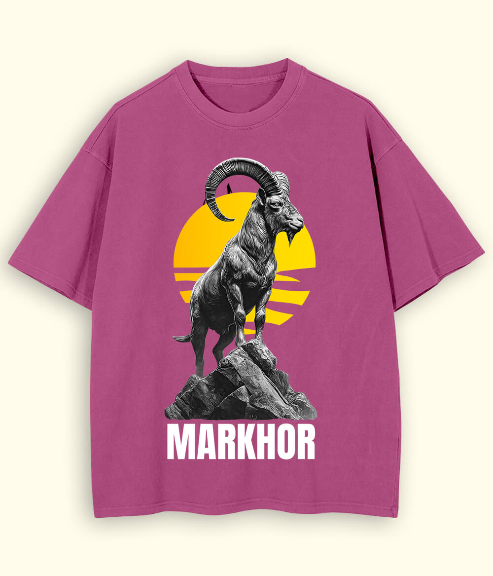 Markhor Printed Oversized T-Shirt