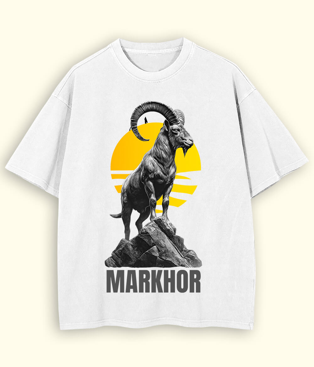Markhor Printed Oversized T-Shirt