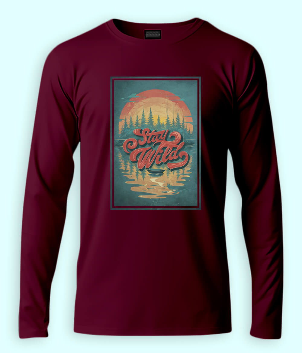 Wilderness Winter Long Sleeve T-Shirt (Unisex)