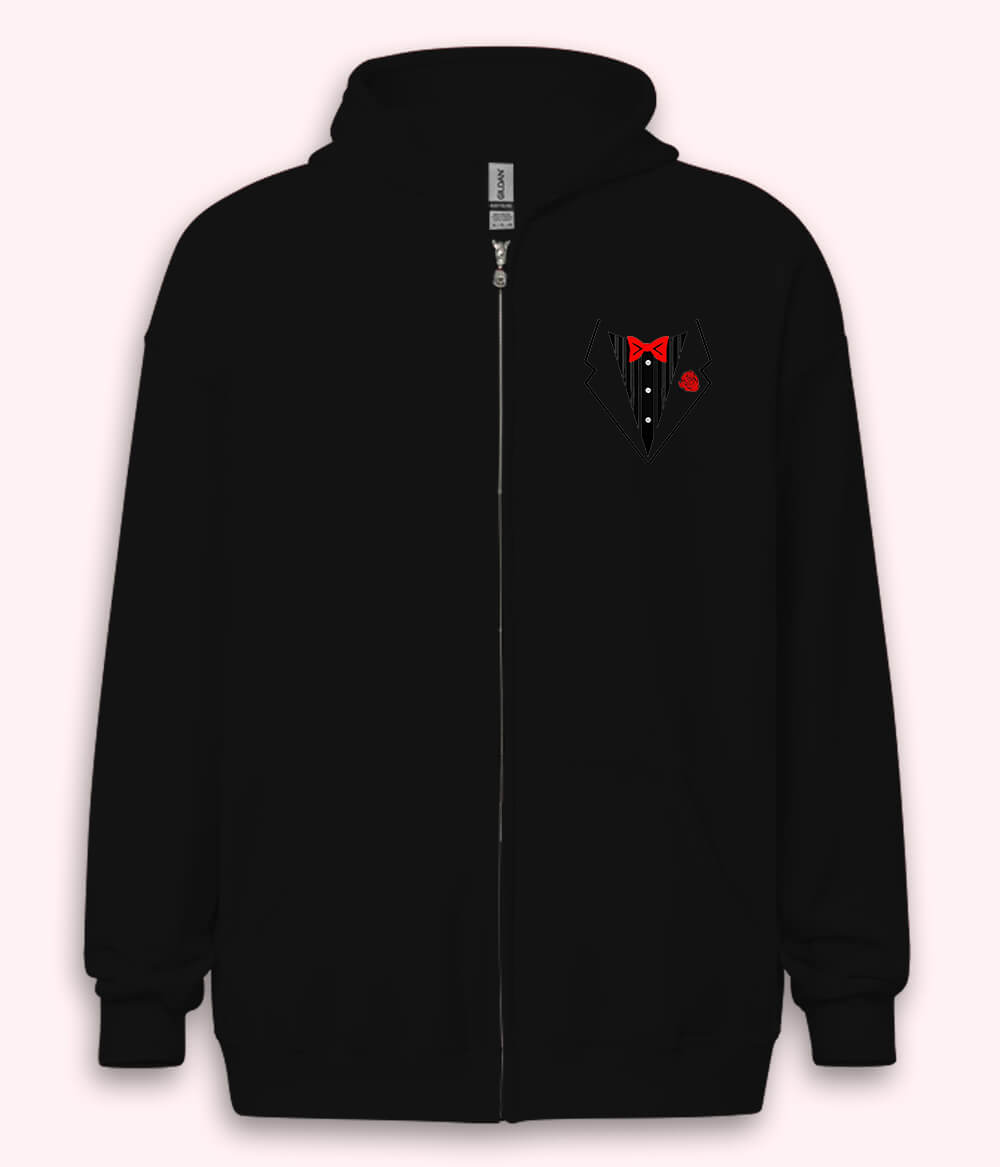 Men's Tuxedo Zipper Hoodie