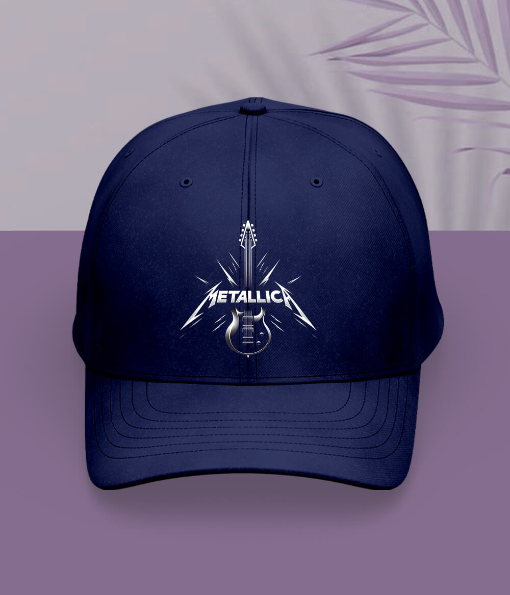 Navy Blue Metallica Lovers Cap
