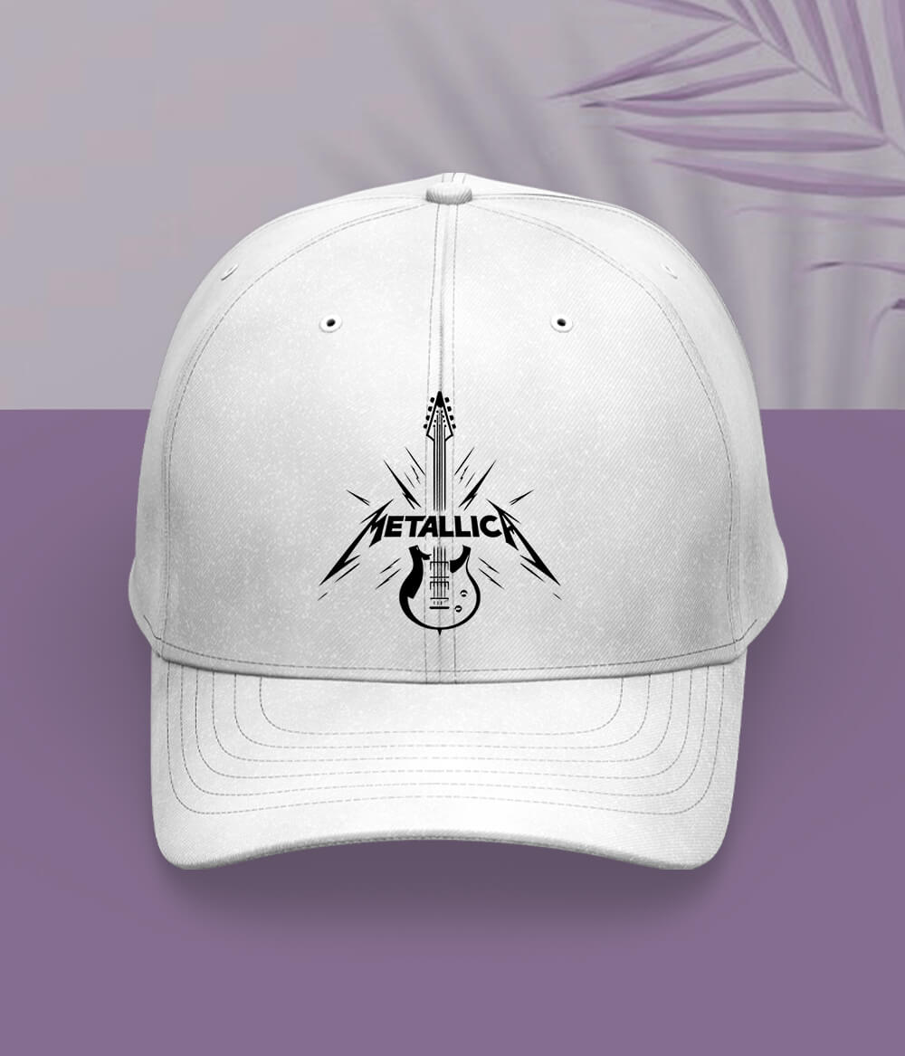 White Metallica Lovers Cap