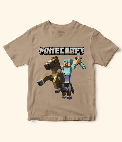 Minecraft Kids Beige T-Shirt