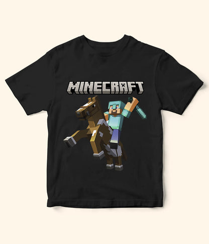 Minecraft Kids Black T-Shirt