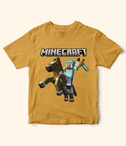 Minecraft Kids Mustard T-Shirt