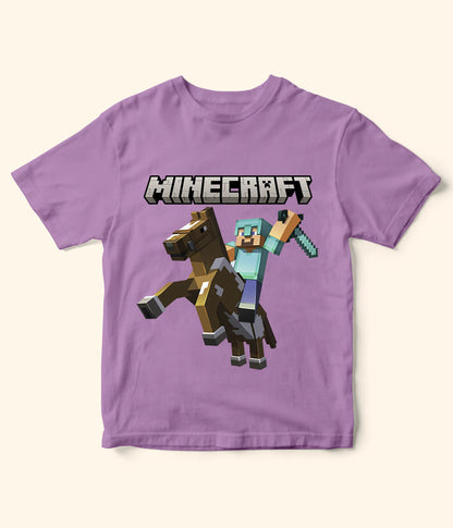 Minecraft Kids Purple T-Shirt