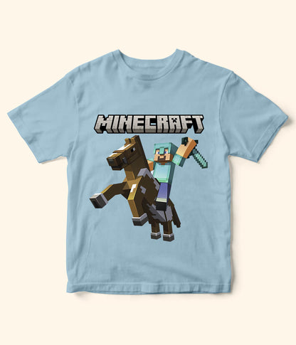 Minecraft Kids Sky Blue T-Shirt