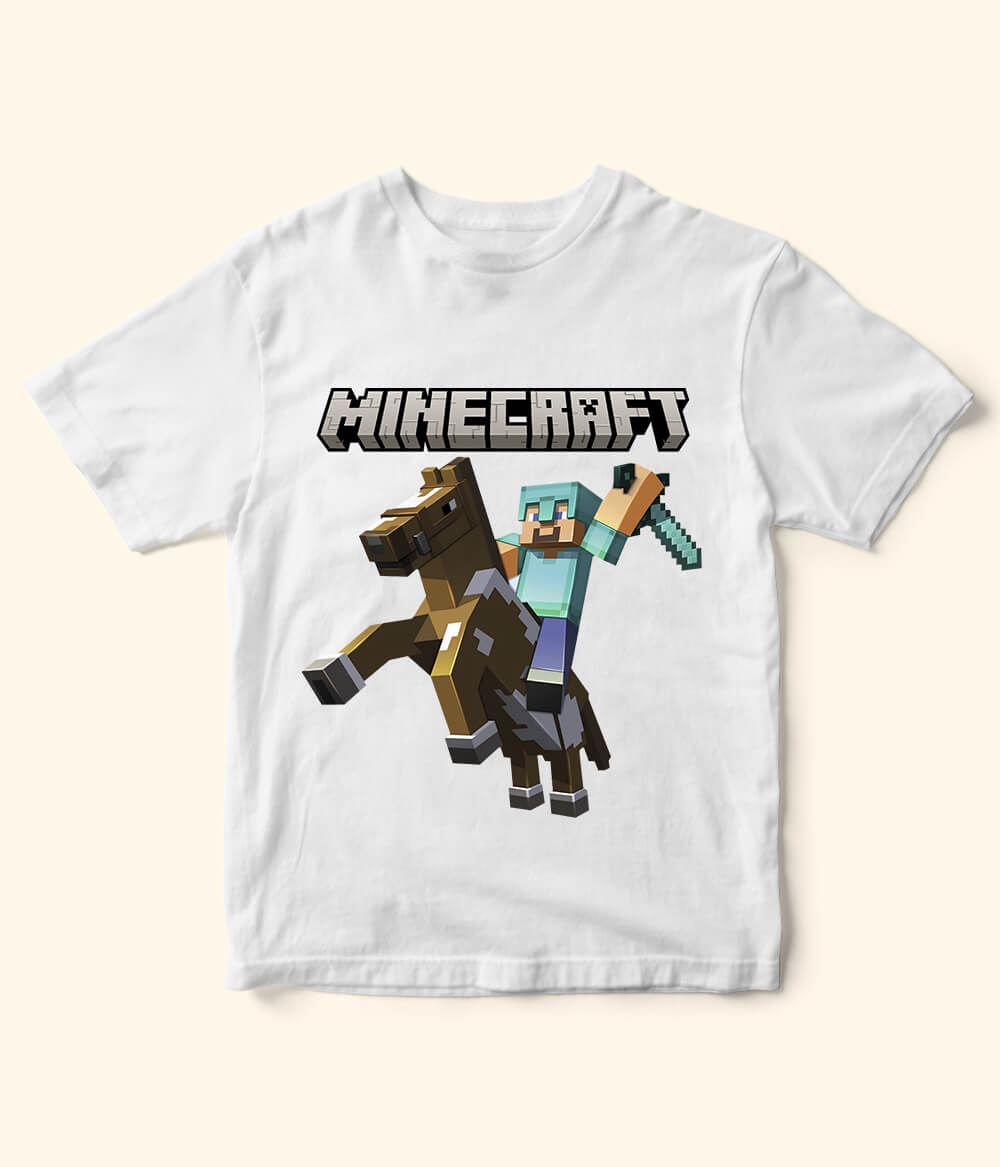 Minecraft Kids White T-Shirt