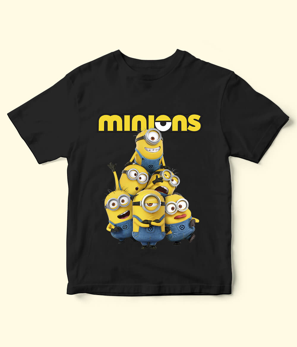 Minions Black Shirt