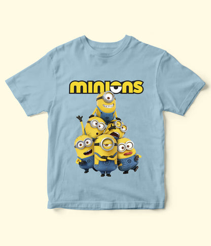 Minions Sky Blue Shirt