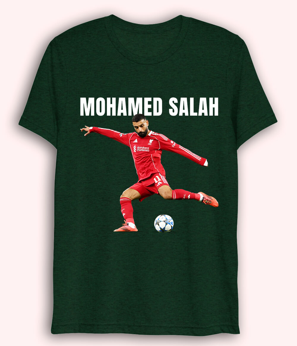 Mohamed Salah Egyptian King Dri Fit Football T-Shirt