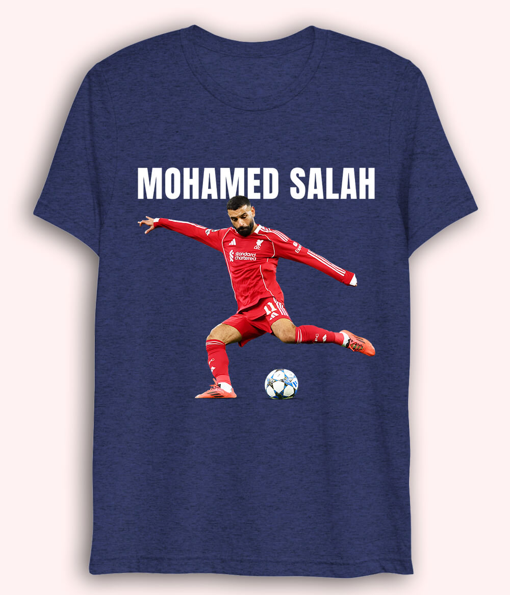 Mohamed Salah Egyptian King Dri Fit Football T-Shirt