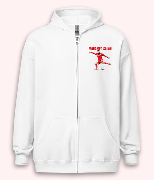 Mohamed Salah Premier League Football Zipper Hoodie