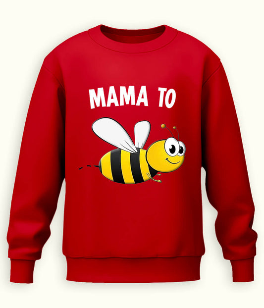 Red Mommy Sweatshirt