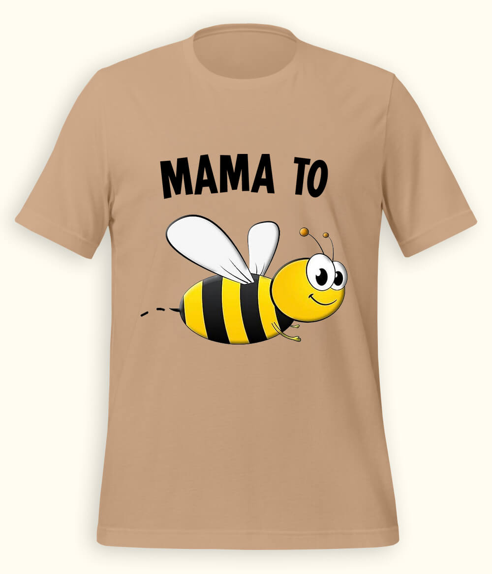 Beige Mommy to be T-Shirt