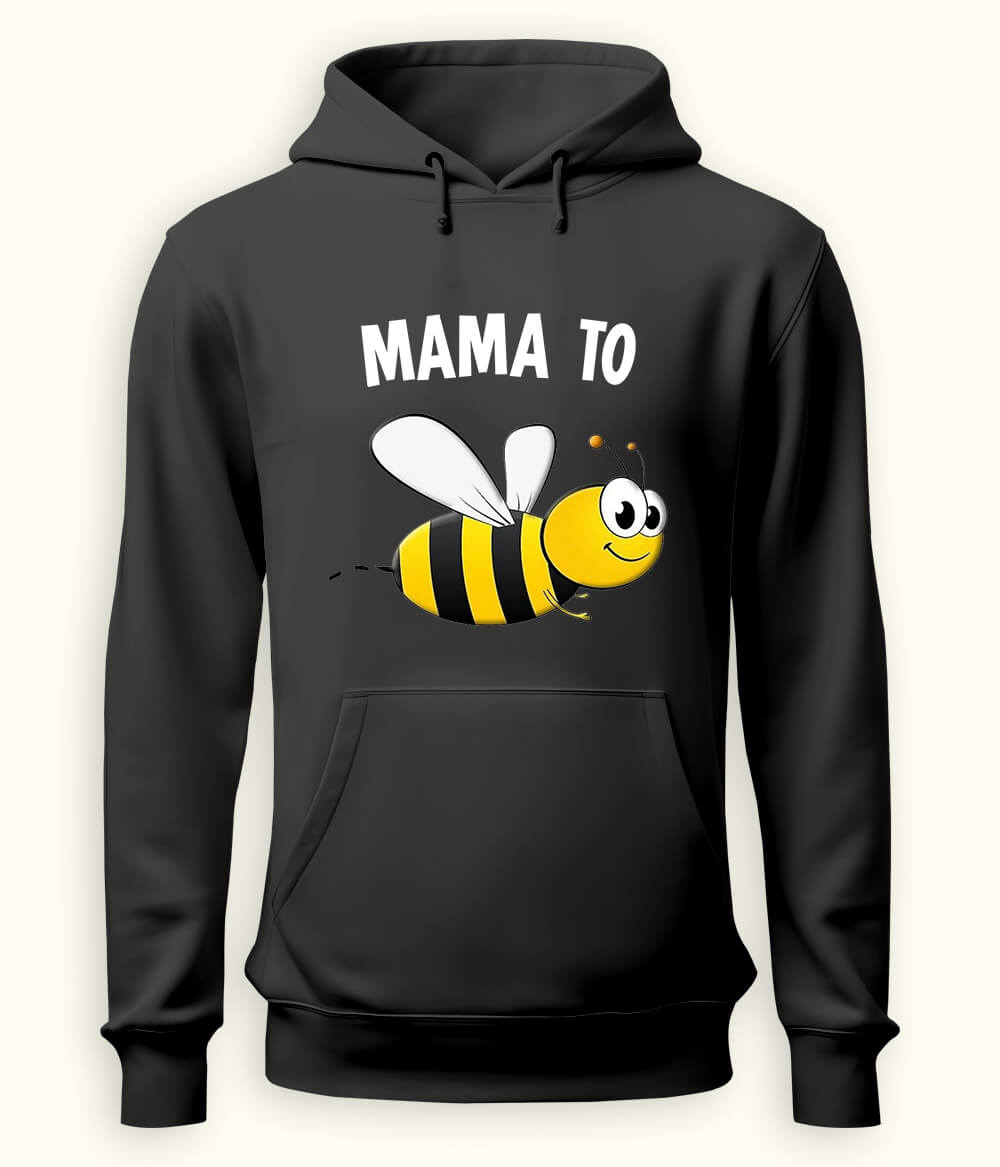 Charcoal Grey Mommy to be Hoodie