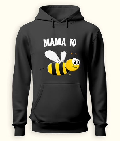 Charcoal Grey Mommy to be Hoodie