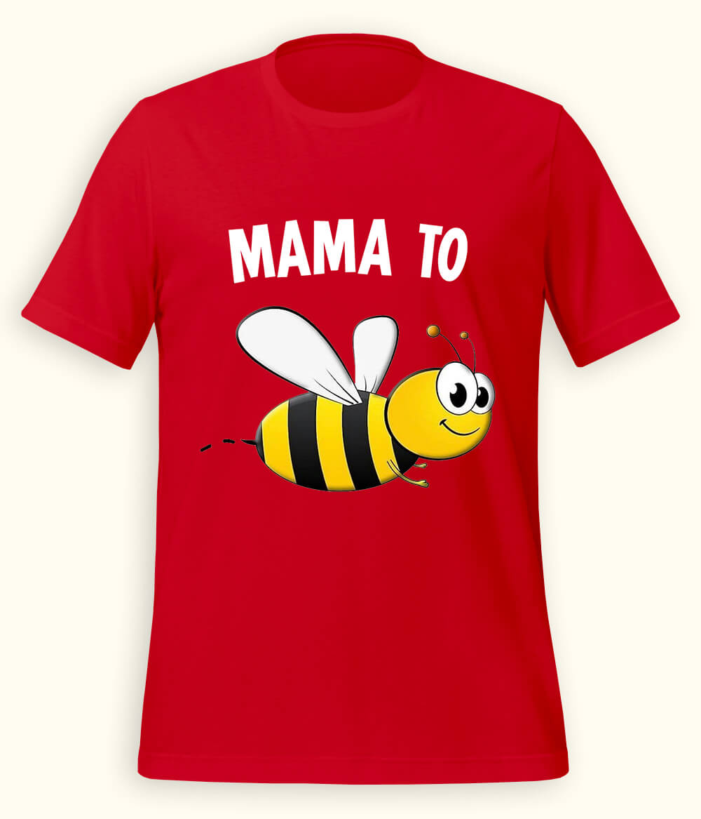 Red Mommy to be T-Shirt