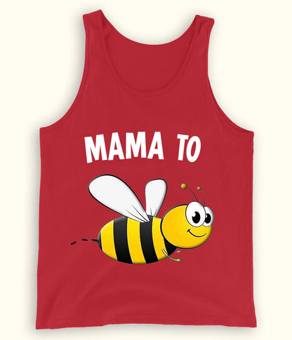 Red Mommy to be Tanktop